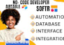 build airtable database and softr web app and client portal as an expert